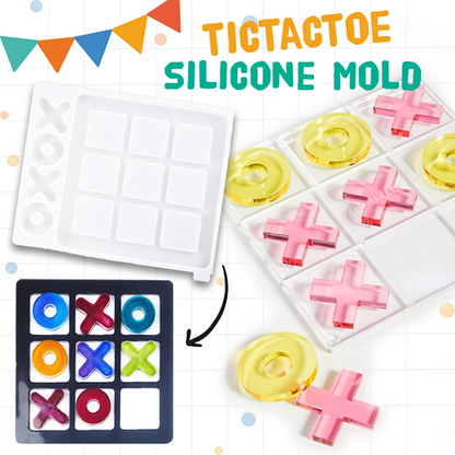 Tic Tac Toe Silicone Mold 1