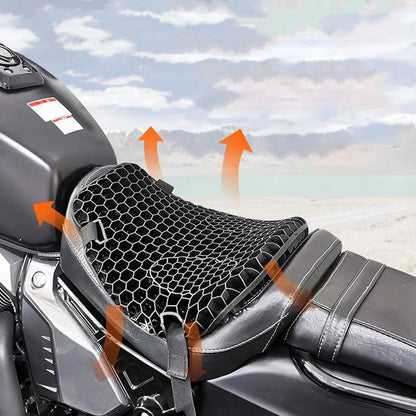 Motorcycle Honeycomb Gel Seat Cushion 1