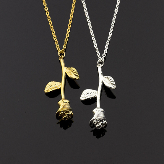 Rose Flower Necklace 1