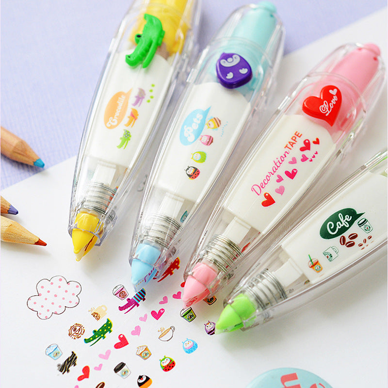 Decorative Sticker Pen-4pcs 1