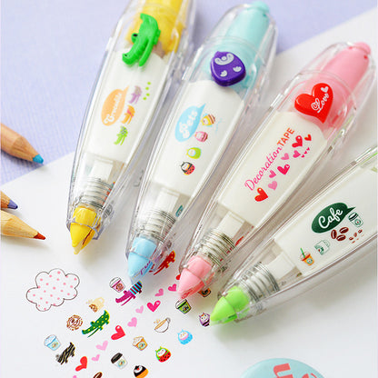 Decorative Sticker Pen-4pcs 1