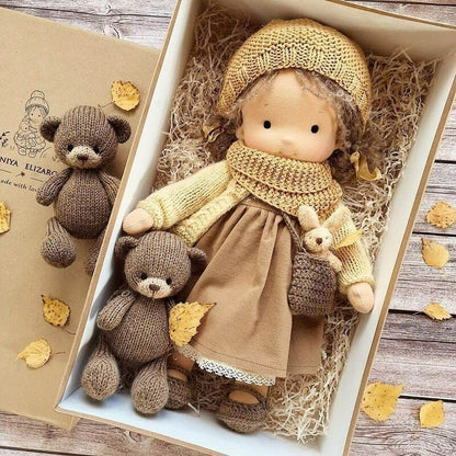 Handmade Knitted Doll 1