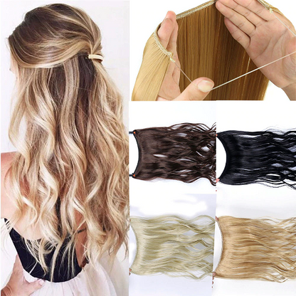 Invisible Halo Hair Extensions 1