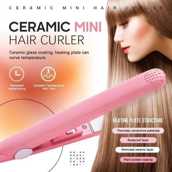 Ceramic Flat Iron Mini Hair Straightener 1