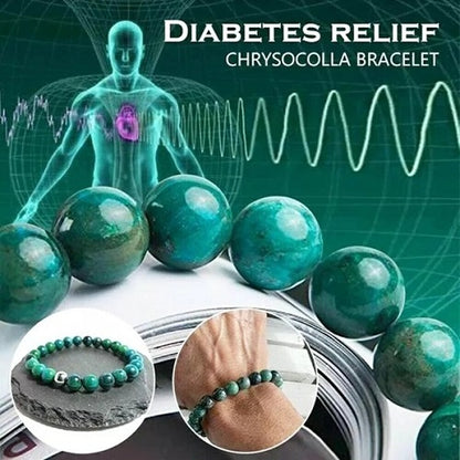 Diabetes Relief Chrysocolla Bracelet 1