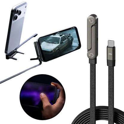 FlexCharge 2-in-1 Fast Charging Cable & Phone Stand 1