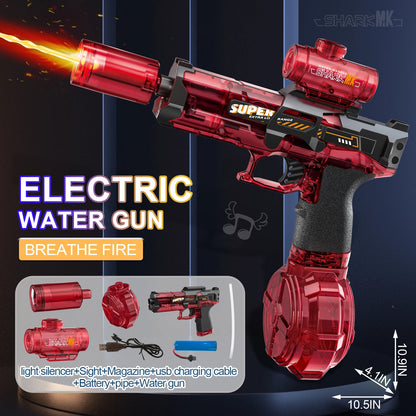 LED Electric Water Gun – Large Capacity Automatic Spray Blaster 1