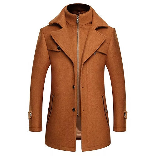 Men's Double Collar Coat 1