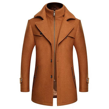 Men's Double Collar Coat 1
