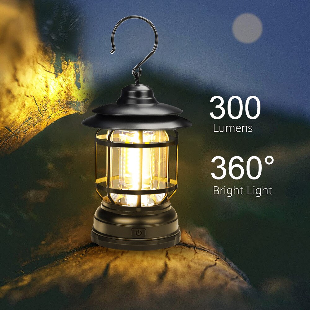 Portable Retro Camping Lamp 1