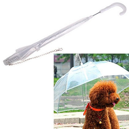 SMALL DOG UMBRELLA WITH LEASH 1