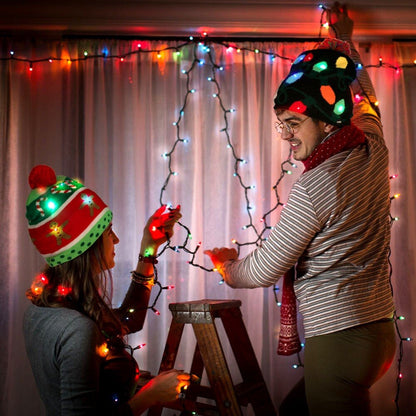 Christmas Theme LED Beanies 1