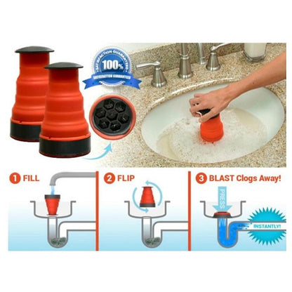 Sink Blaster Drain Unclogging Tool 1