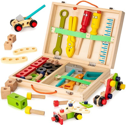 Kids Wooden Tool Box 1