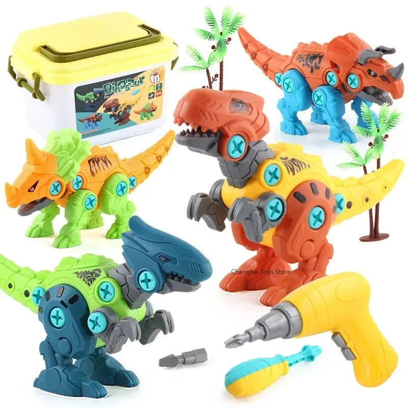 Build & Play Dinosaur Construction Toy Set 1