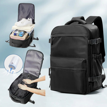 Vacuum Travel Backpack - Large Carry On Bag Flight Approved 1