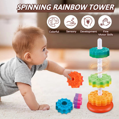 Spinning Rainbow Tower 1