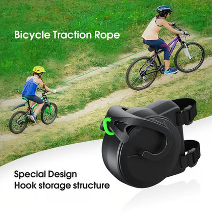 Retractable Bicycle Traction Rope 1