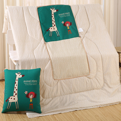 2-in-1 Leisure Office Travel Magic Pillow Blanket 1