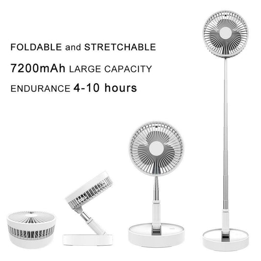 Telescopic Folding USB Charging Fan 1