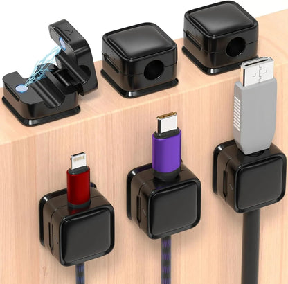 6 Pack Magnetic Cable Management Clips 1