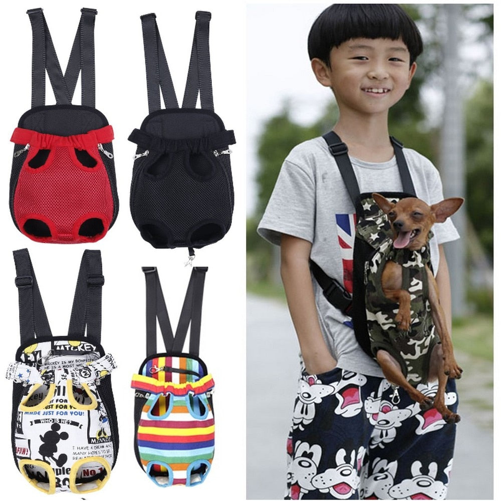 Pet Carrier Dog Front Chest Backpack 1