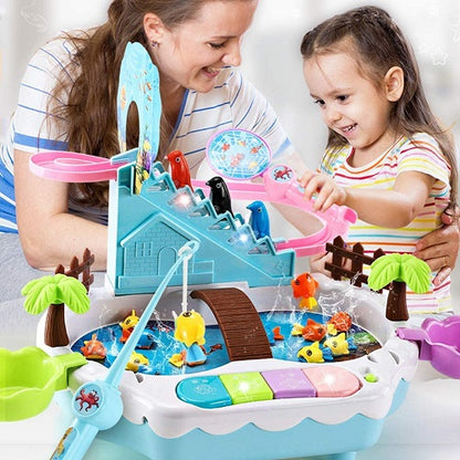Fishing Penguin Climb Stairs Toy 1
