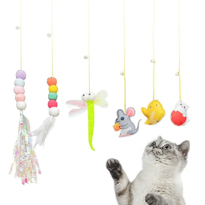 Hanging Bouncing Cats Toy-3PCS 1