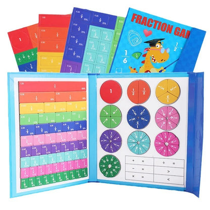 Magnetic Fraction Educational Puzzle 1