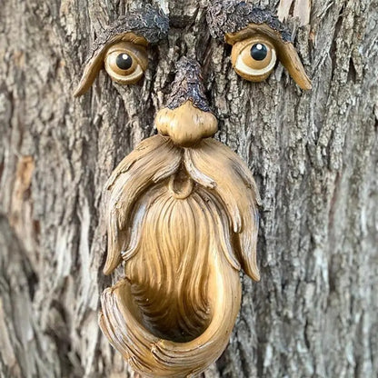 Unique Bird Feeders for Outdoors-Old Man Tree Art 1