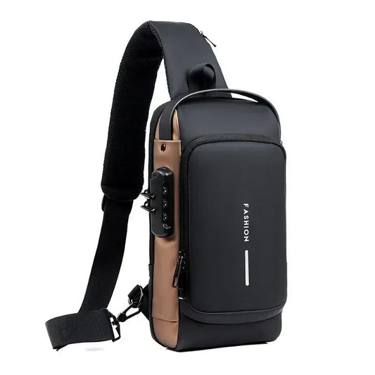 Anti-Theft USB Charging Crossbody Backpack 1