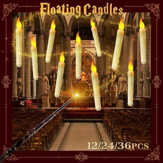 Magic Flameless Floating Candles (12 PCS) 1