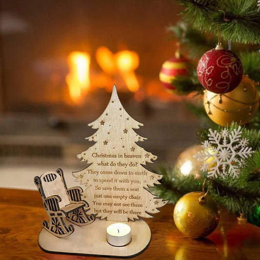 Christmas Candle Memorial Display 1