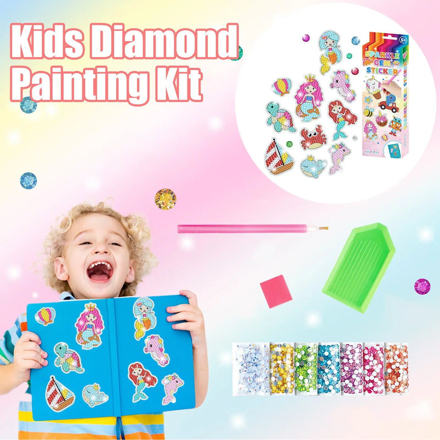 Sparkle Gem Sticker 1