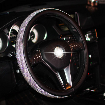 SWAROVSKI CRYSTAL STEERING WHEEL COVER 1