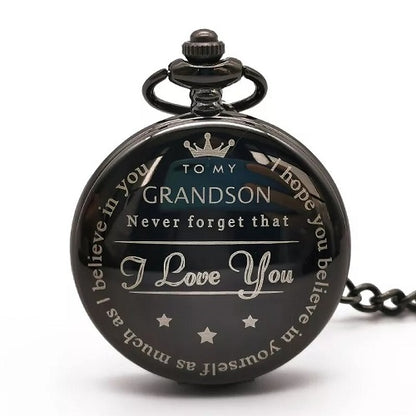 To My Grandson Pocket Watch 1