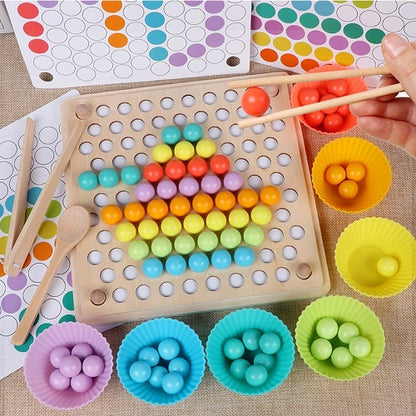 Wooden Go Games Set Dots Shuttle Beads Board Games 1
