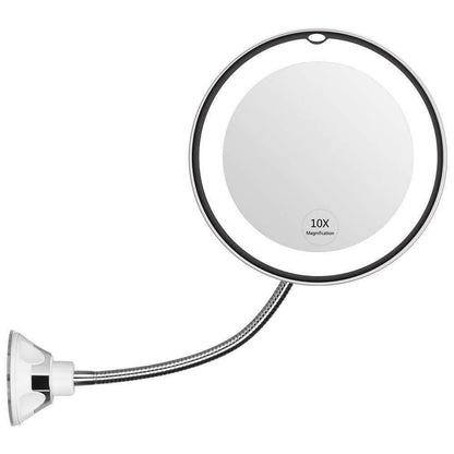 10x Magnifying LED Lighted Makeup Mirror 1
