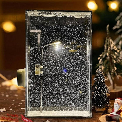 DIY LED Snowfall Display Lamp 1