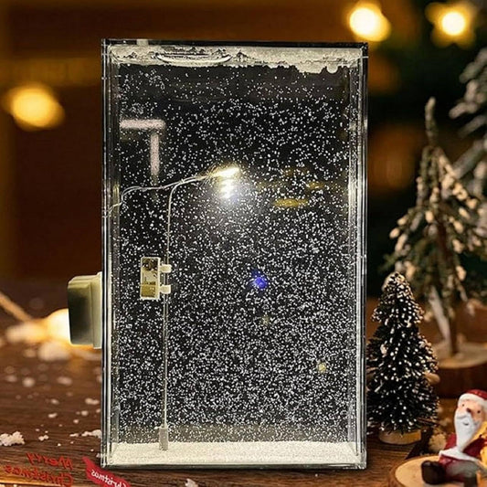 DIY LED Snowfall Display Lamp 1