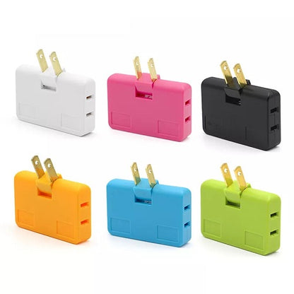 3 in 1 Rotatable Socket Converter- 4PCS+2 For Free 1