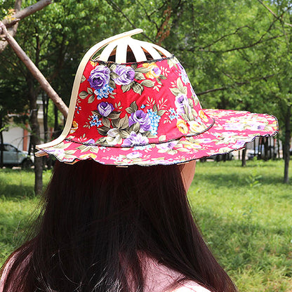 Fashionable Bamboo Fan Hat 1
