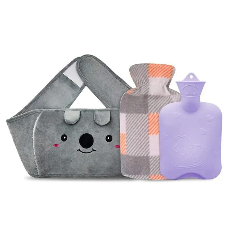 Plush Refillable Hot Water Bottle Belt 1