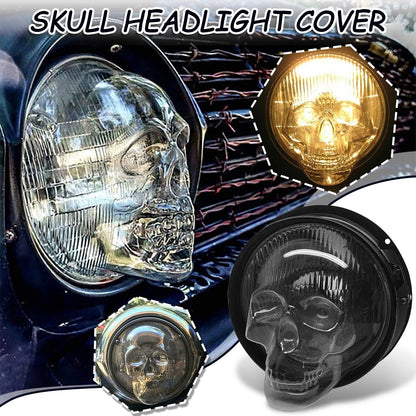 SKULL HEADLIGHT COVER 1