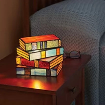 Stacked Books Lamp 1