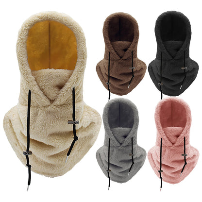 Winter Outdoor Sherp Hooded Sports Windproof Mask 1