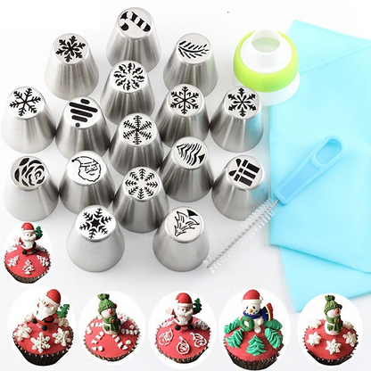 Christmas Design Pastry Nozzles 1