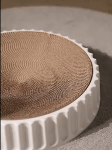 Round Cat Scratch Bed 1
