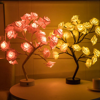 LED Rose Tree Table Lamp 1