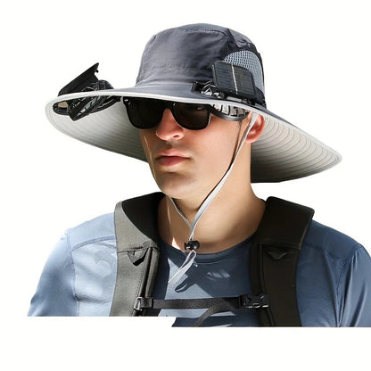 Solar Powered Fan Hat 1